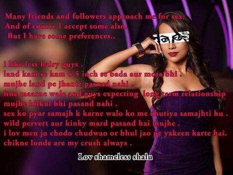 Shameless Shalu